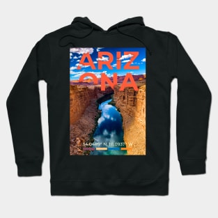 Arizona Travel Poster Hoodie